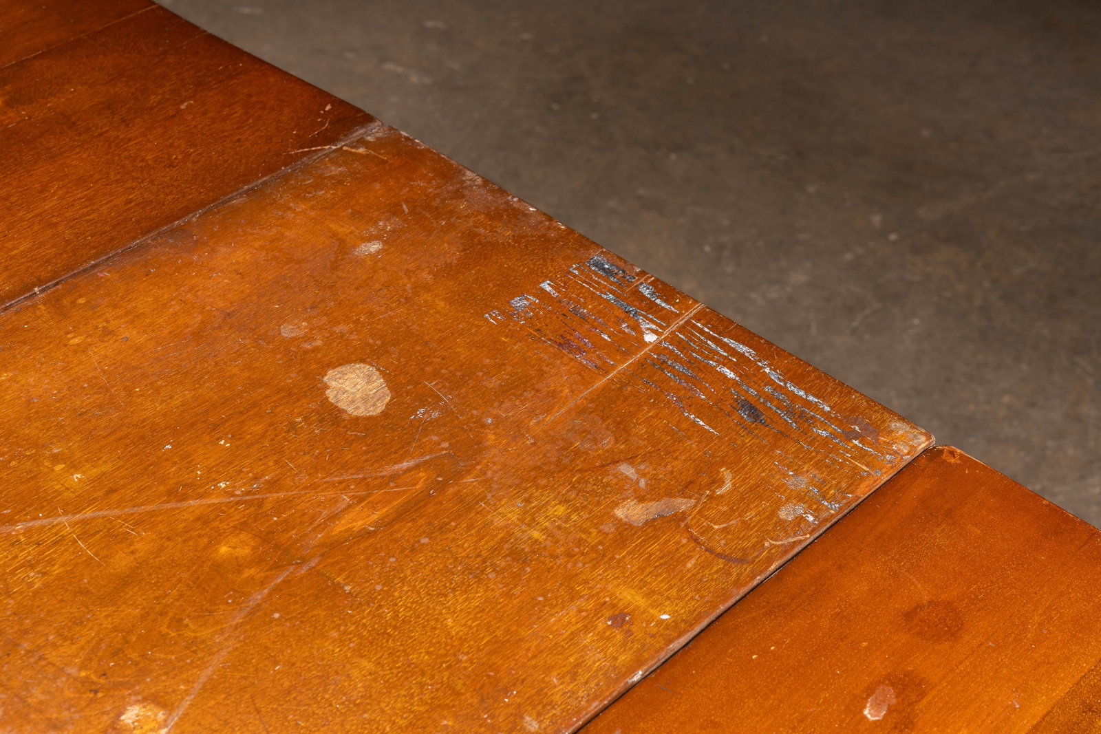 Antique Drop Leaf Dining Table with Casters - 9