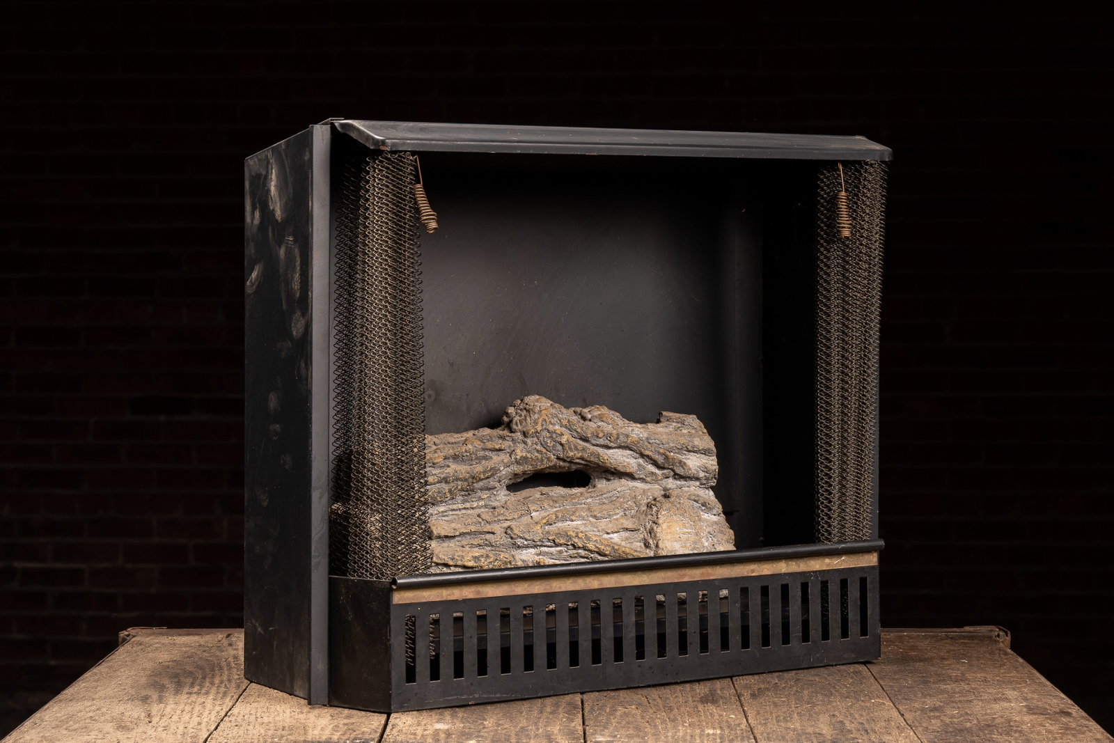 Jensen Gas Fireplace Insert Unit - 4