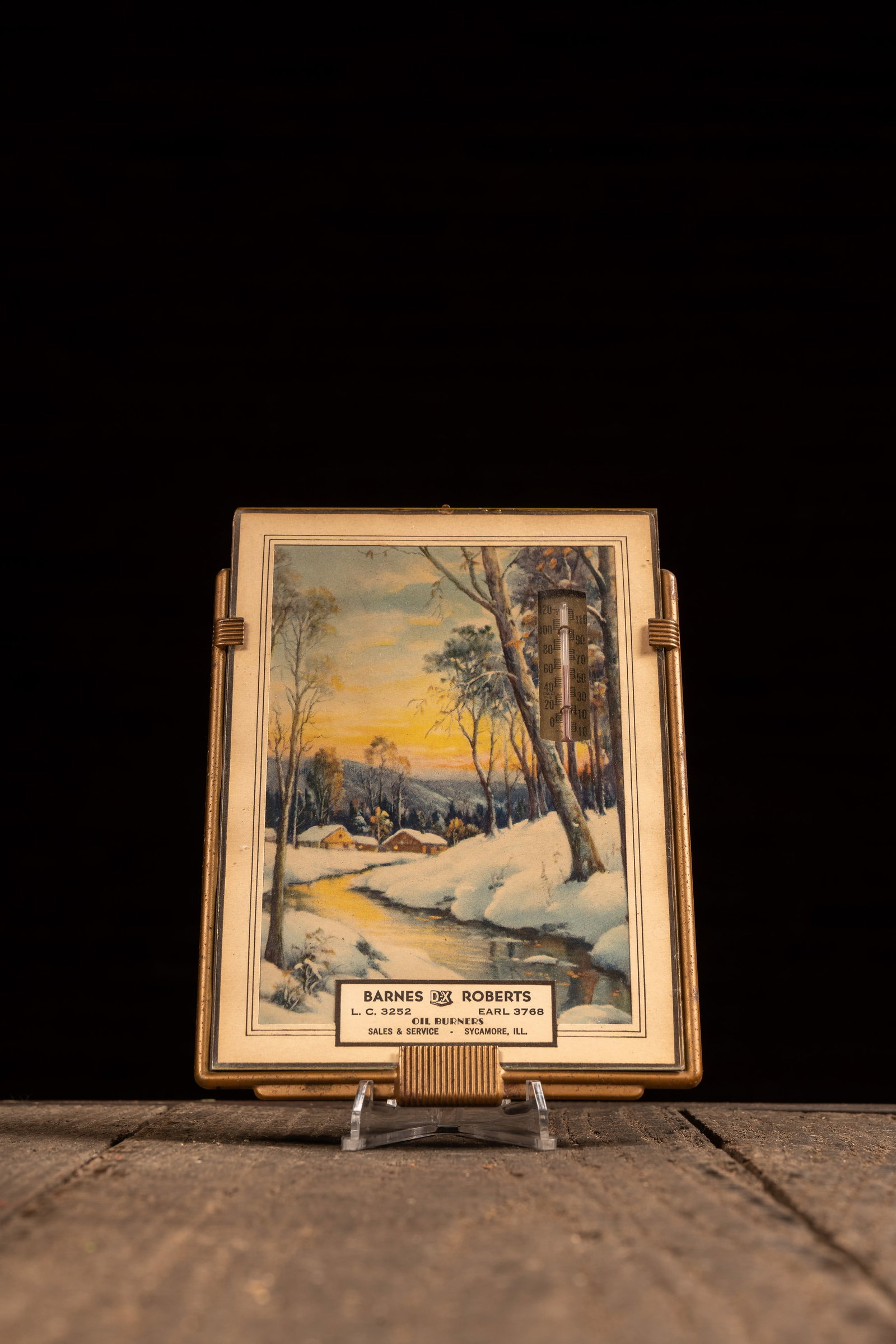 Barnes Roberts Advertising Thermometer Plaque: **NOTE: Any shipping quotes provided on this screen or on your Live Auctioneers invoice are provided by Live Auctioneers. In-house shipping is available on all lots. For in-house shipping quotes, plea