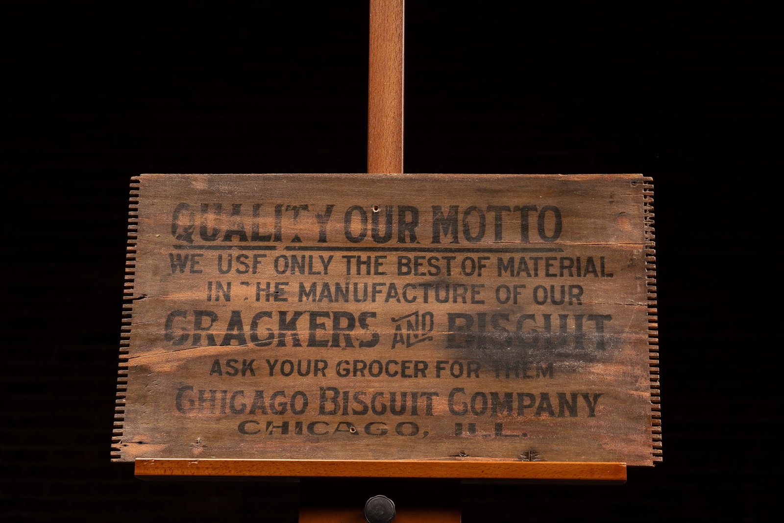 Chicago Biscuit Company Crate Side Panel (1 of 7)