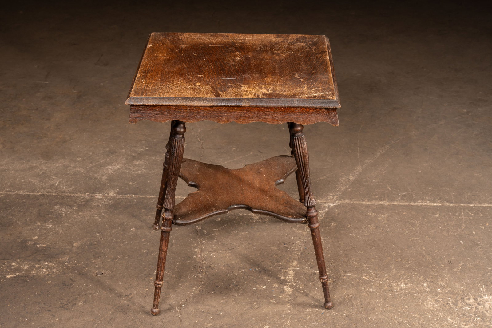 Square Wooden Card Table - 2