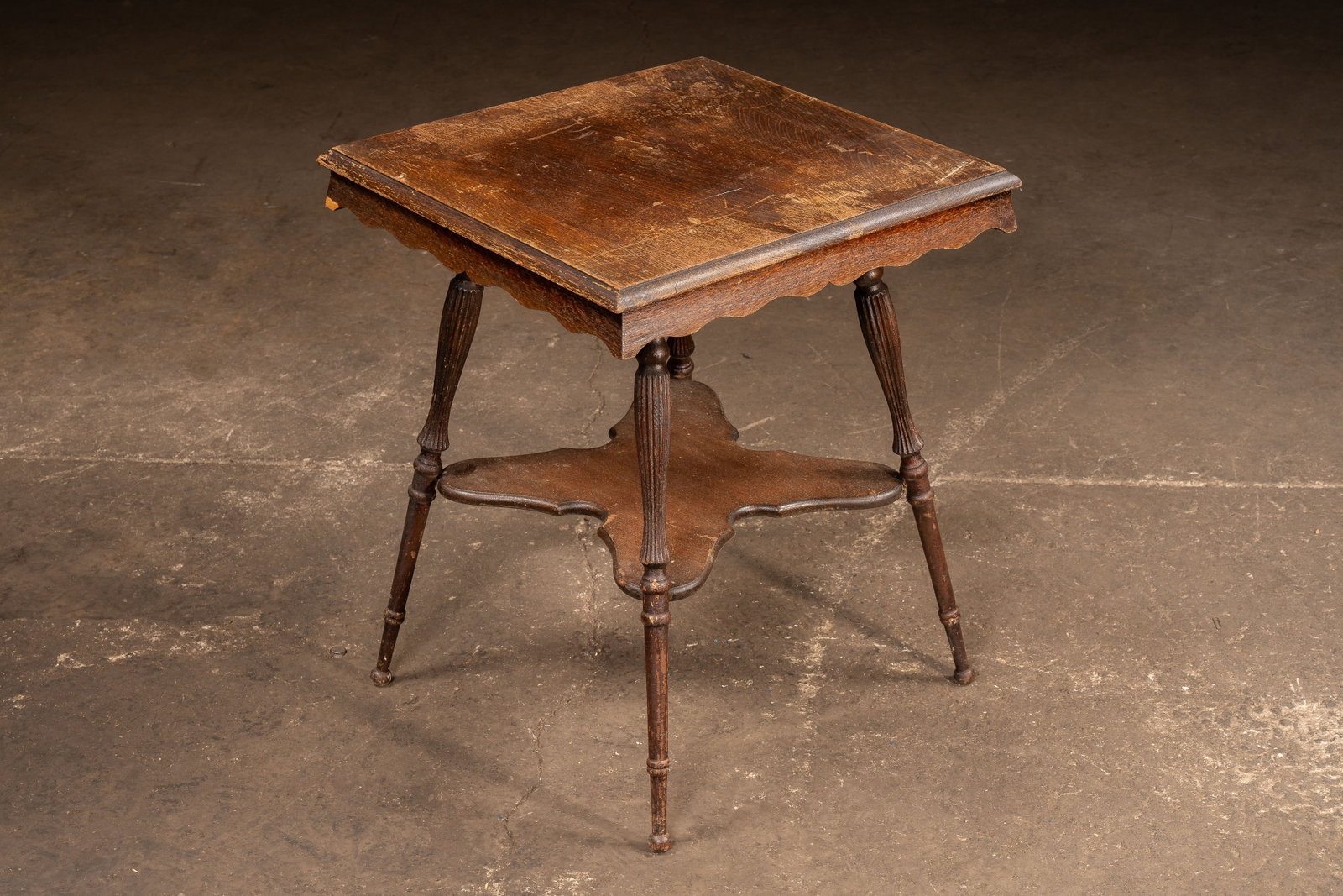 Square Wooden Card Table - 3