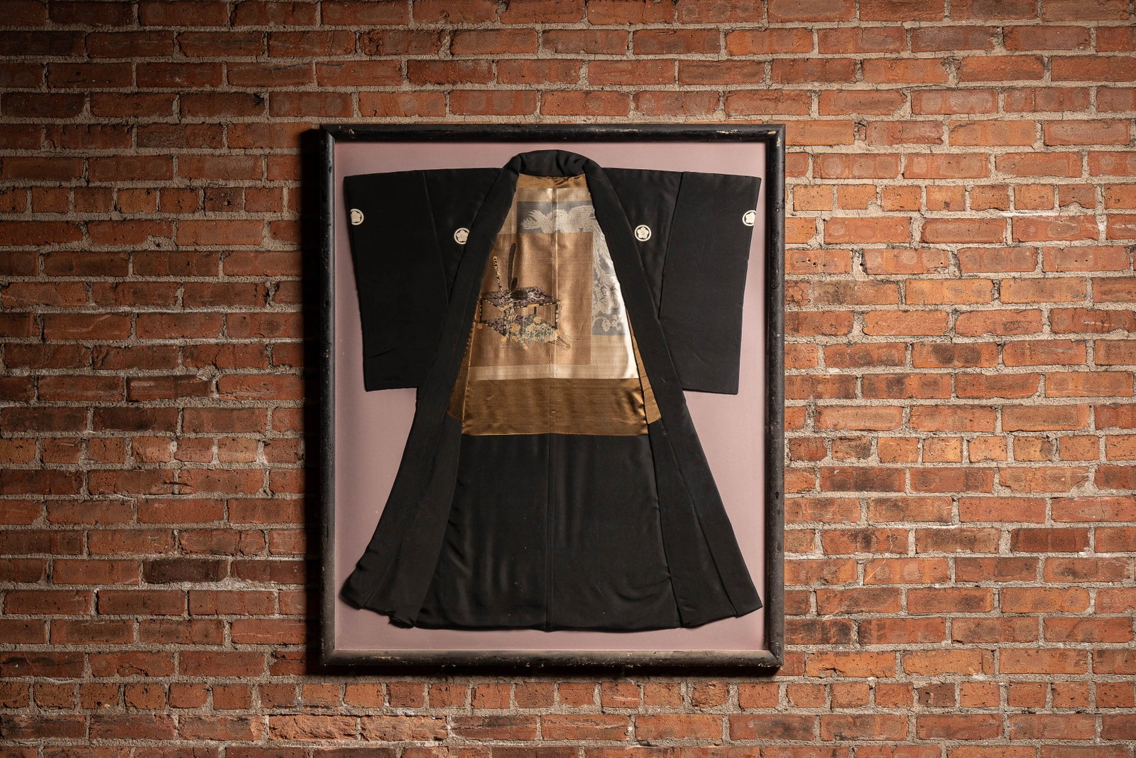 Mens Kimono In Frame: **NOTE: Any shipping quotes provided on this screen or on your Live Auctioneers invoice are provided by Live Auctioneers. In-house shipping is available on all lots. For in-house shipping quotes,