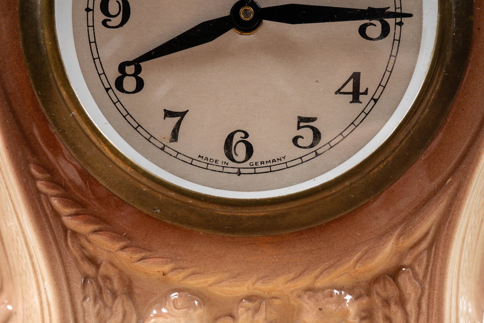 Narco German Ceramic Mantel Clock - 4
