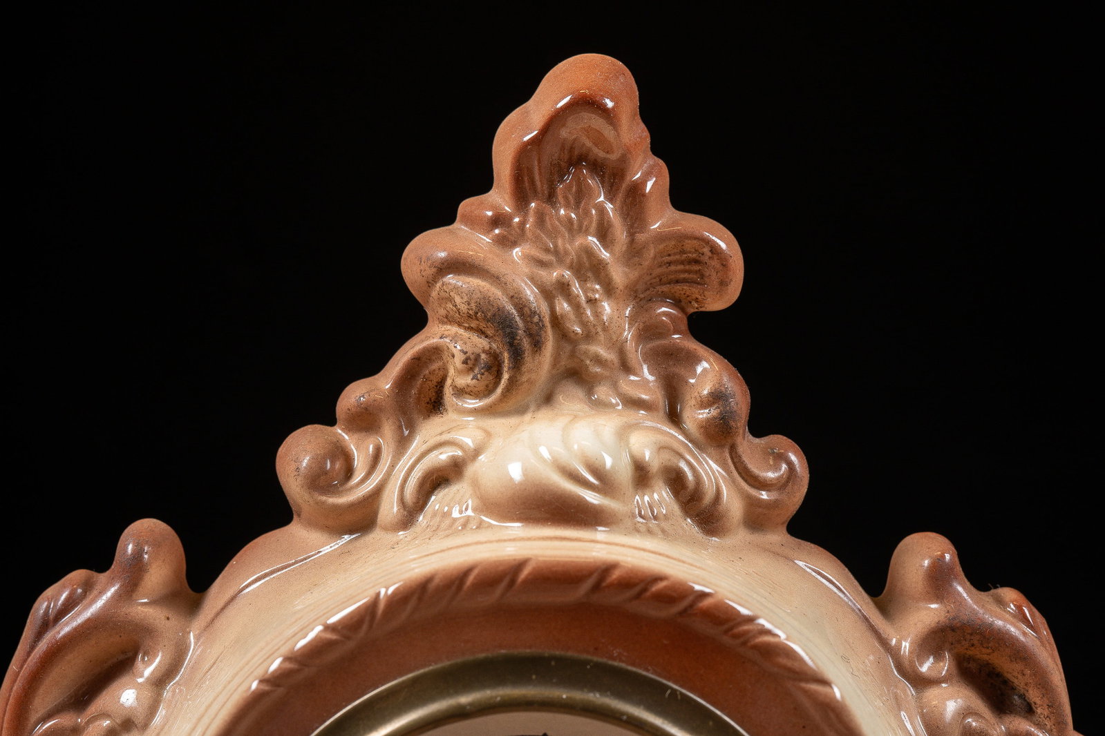 Narco German Ceramic Mantel Clock - 6