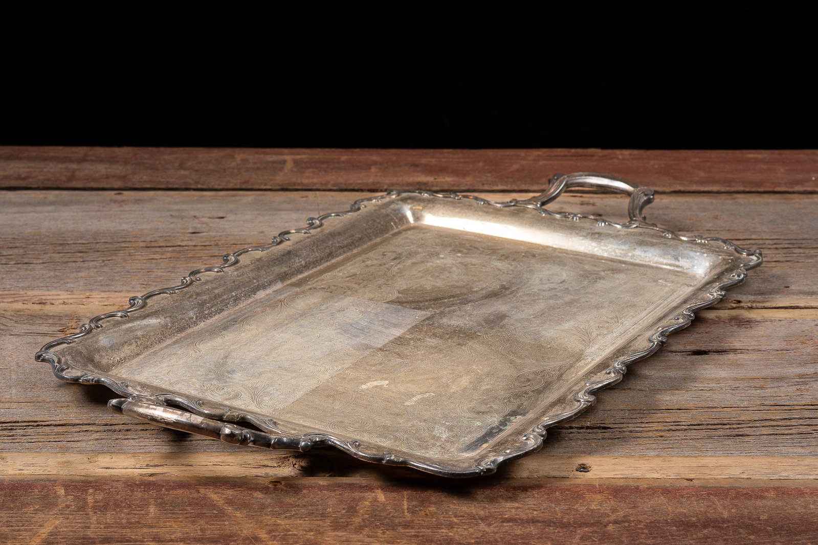 Webster Wilcox Silverplate Serving Tray - 10