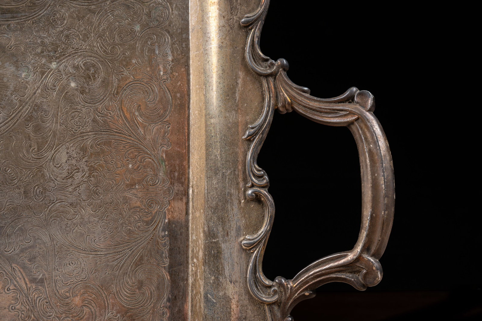 Webster Wilcox Silverplate Serving Tray - 4