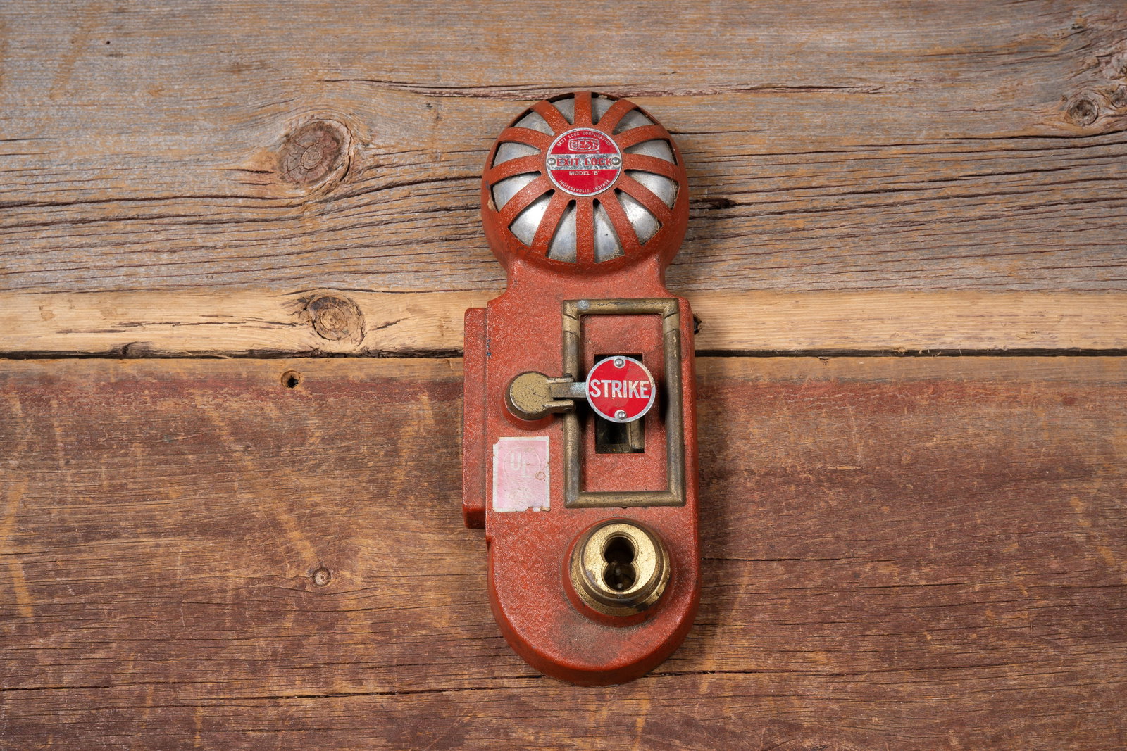 Best Exit Lock Model B Fire Alarm: **NOTE: Any shipping quotes provided on this screen or on your Live Auctioneers invoice are provided by Live Auctioneers. In-house shipping is available on all lots. For in-house shipping quotes,