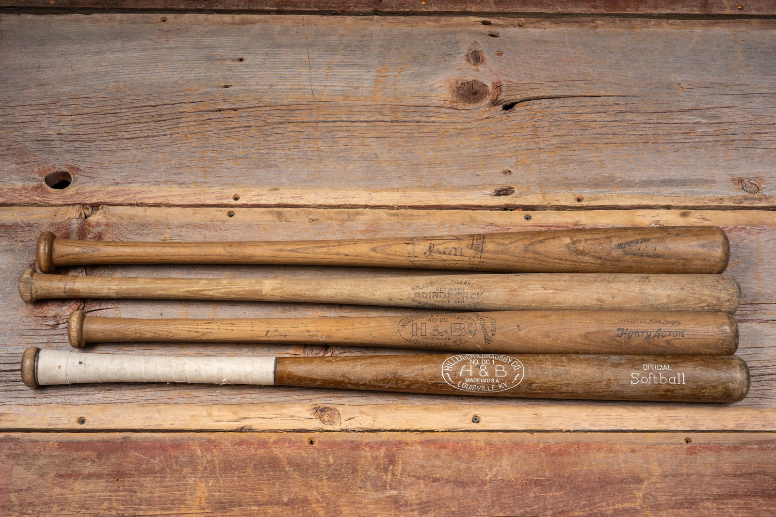 Lot of Vintage Softball and Baseball Bats: **NOTE: Any shipping quotes provided on this screen or on your Live Auctioneers invoice are provided by Live Auctioneers. In-house shipping is available on all lots. For in-house shipping quotes, plea