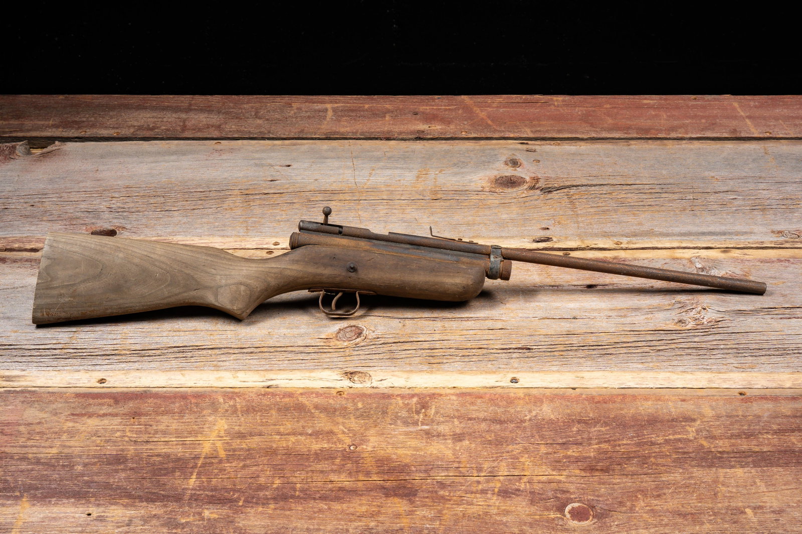Crosman Caliber 180 Pellgun Air Rifle, Mid 20th C. (1 of 7)