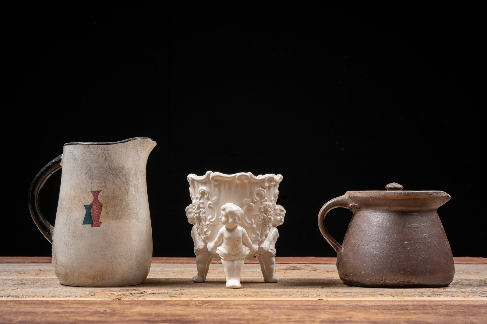 Three Assorted Ceramic Vessels - 2