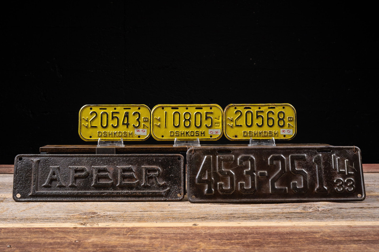 Wisconsin Illinois License Plate Lott: **NOTE: Any shipping quotes provided on this screen or on your Live Auctioneers invoice are provided by Live Auctioneers. In-house shipping is available on all lots. For in-house shipping quotes,