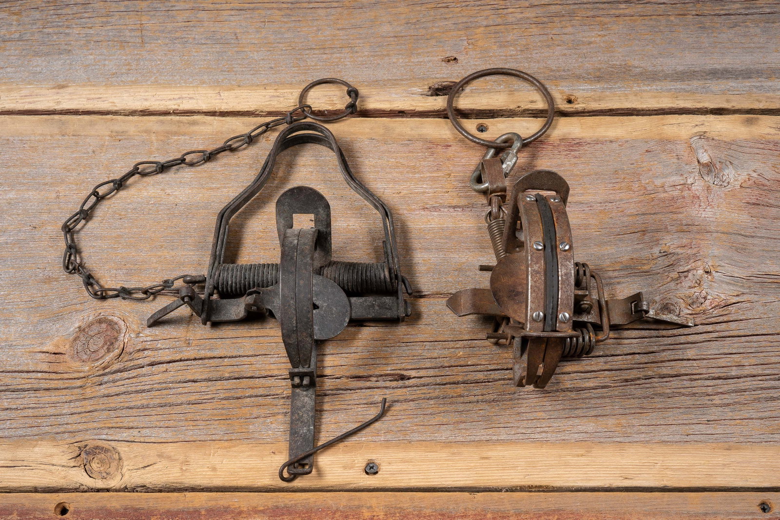 Vintage Animal Trap Lot: **NOTE: Any shipping quotes provided on this screen or on your Live Auctioneers invoice are provided by Live Auctioneers. In-house shipping is available on all lots. For in-house shipping quotes,
