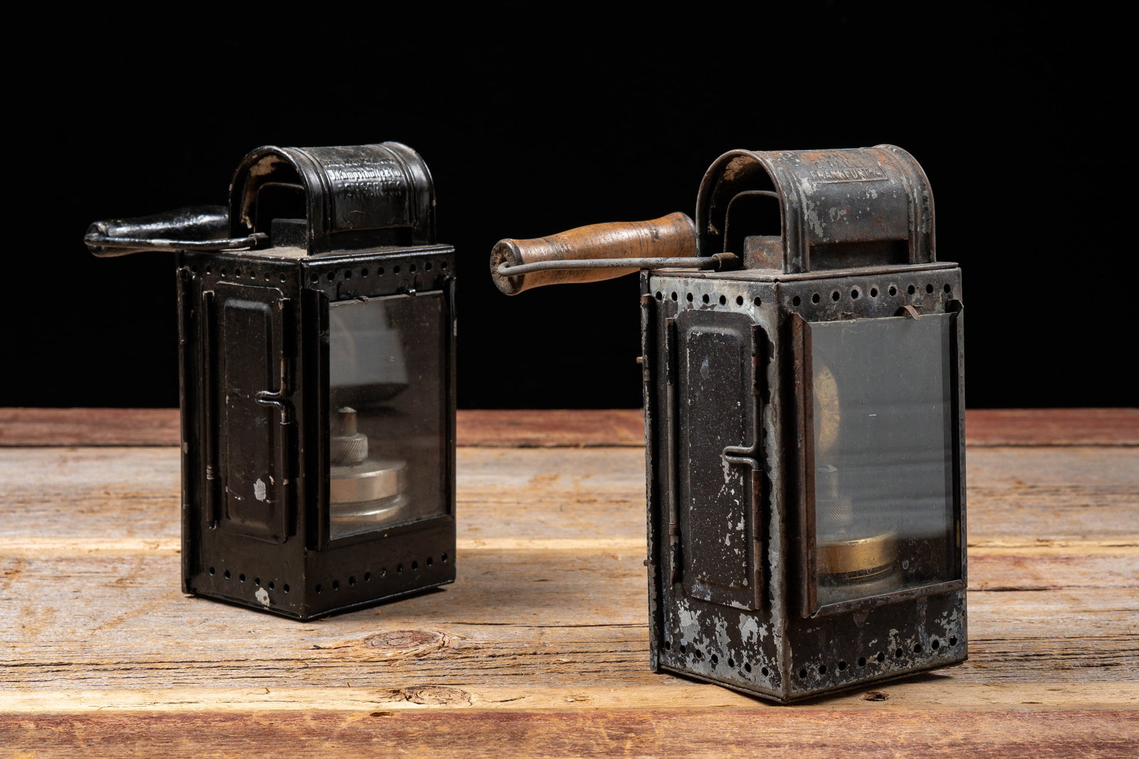 German Hand Railroad Signal Lantern Lot, c.1920s (1 of 9)