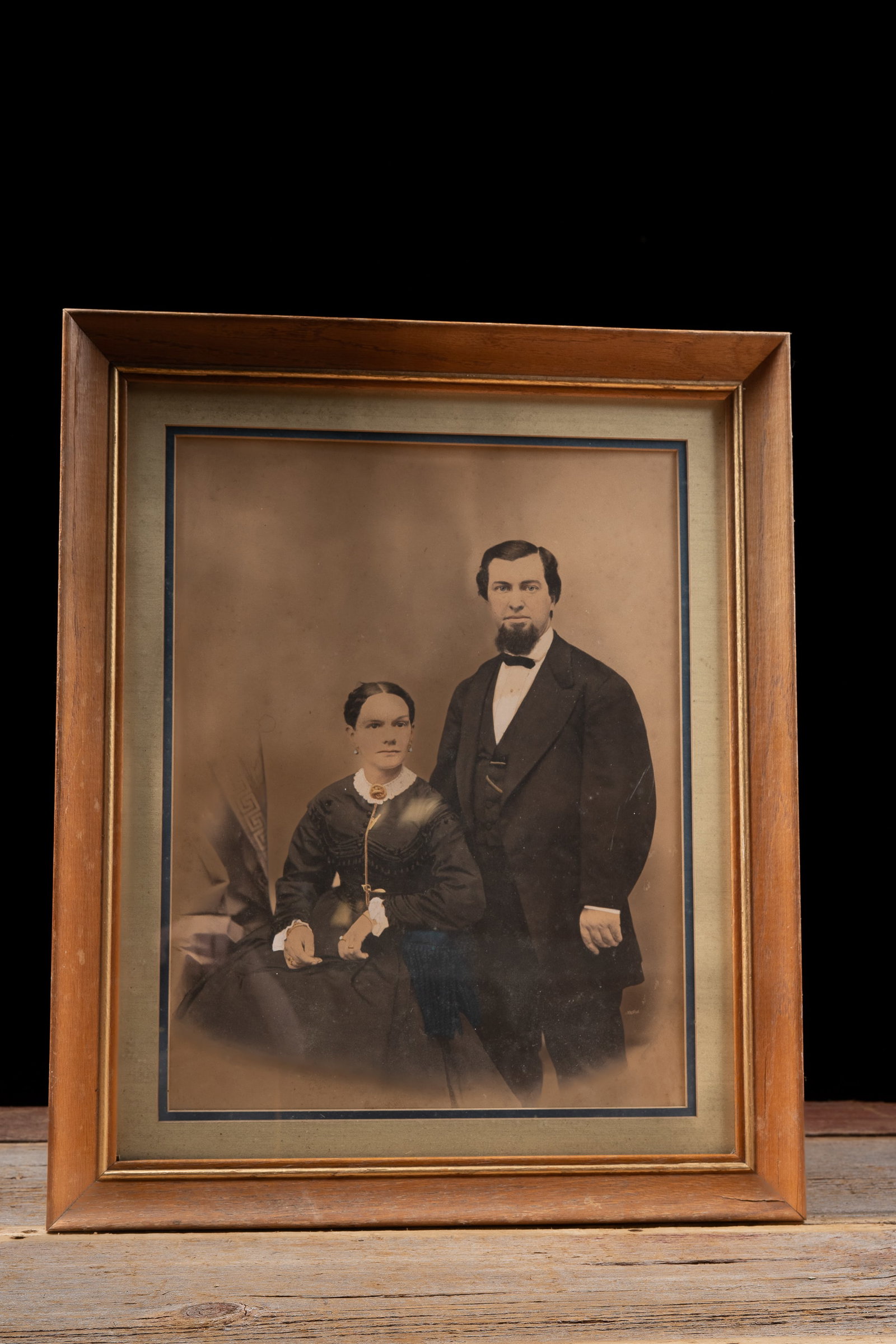 Framed Victorian Portrait Photograph: **NOTE: Any shipping quotes provided on this screen or on your Live Auctioneers invoice are provided by Live Auctioneers. In-house shipping is available on all lots. For in-house shipping quotes, plea