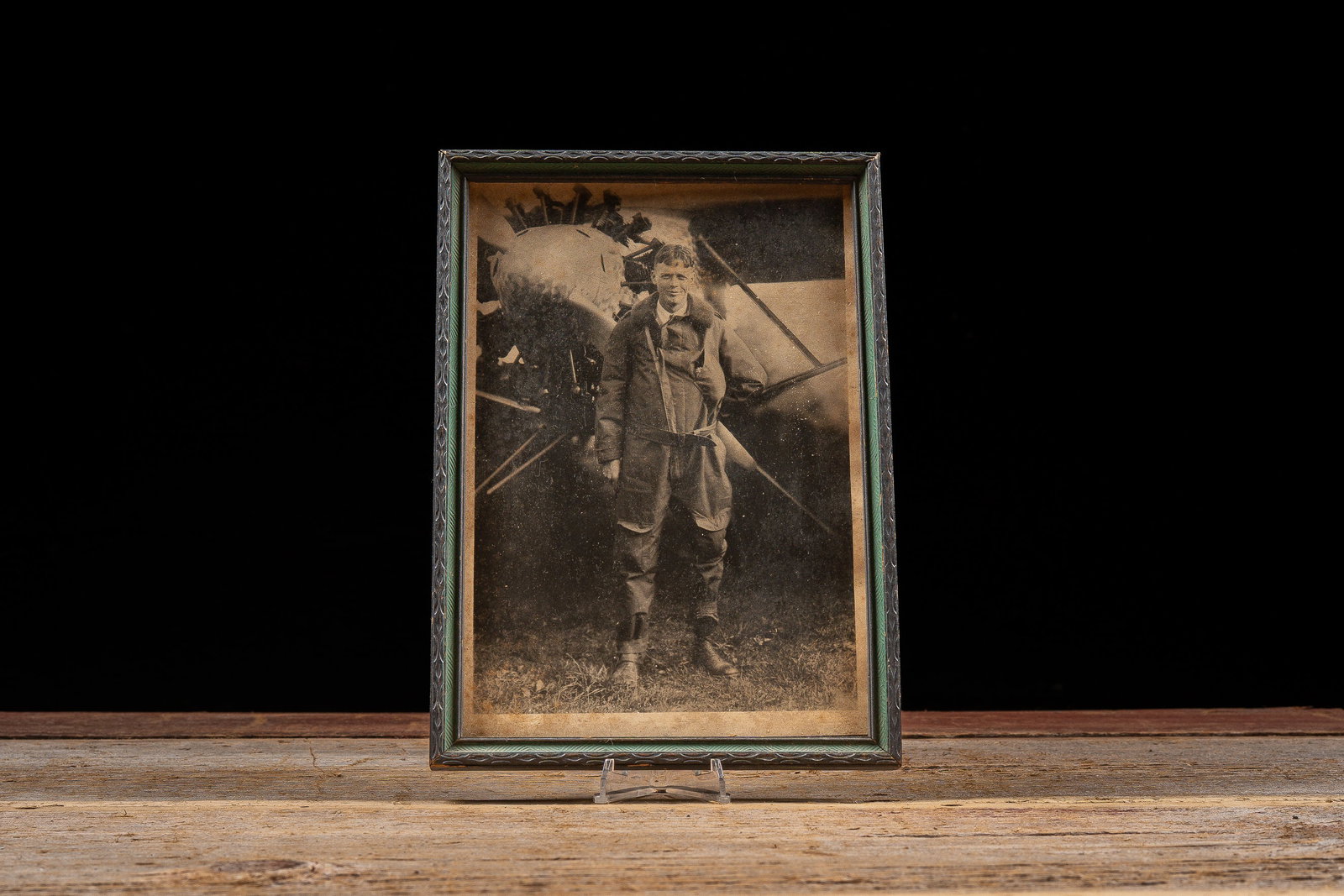 Framed Charles Lindbergh Aviation Photograph (1 of 10)