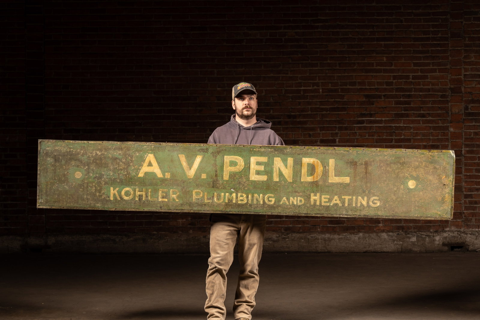 Early 20th C. - A.V. Pendl - Kohler Plumbing Sign (1 of 11)