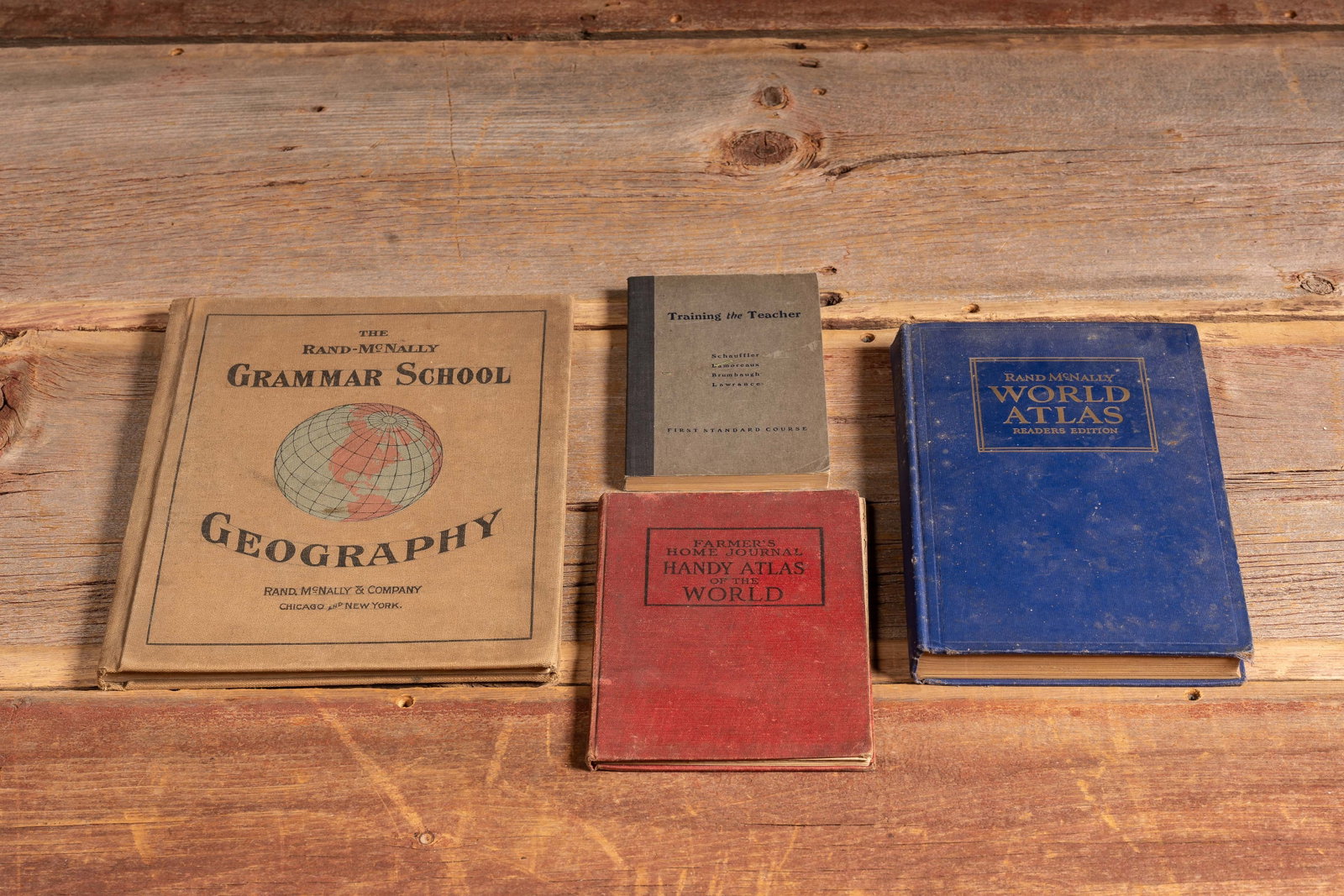 Lot of Four Schoolbooks - Teaching, Grammar: **NOTE: Any shipping quotes provided on this screen or on your Live Auctioneers invoice are provided by Live Auctioneers. In-house shipping is available on all lots. For in-house shipping quotes, plea
