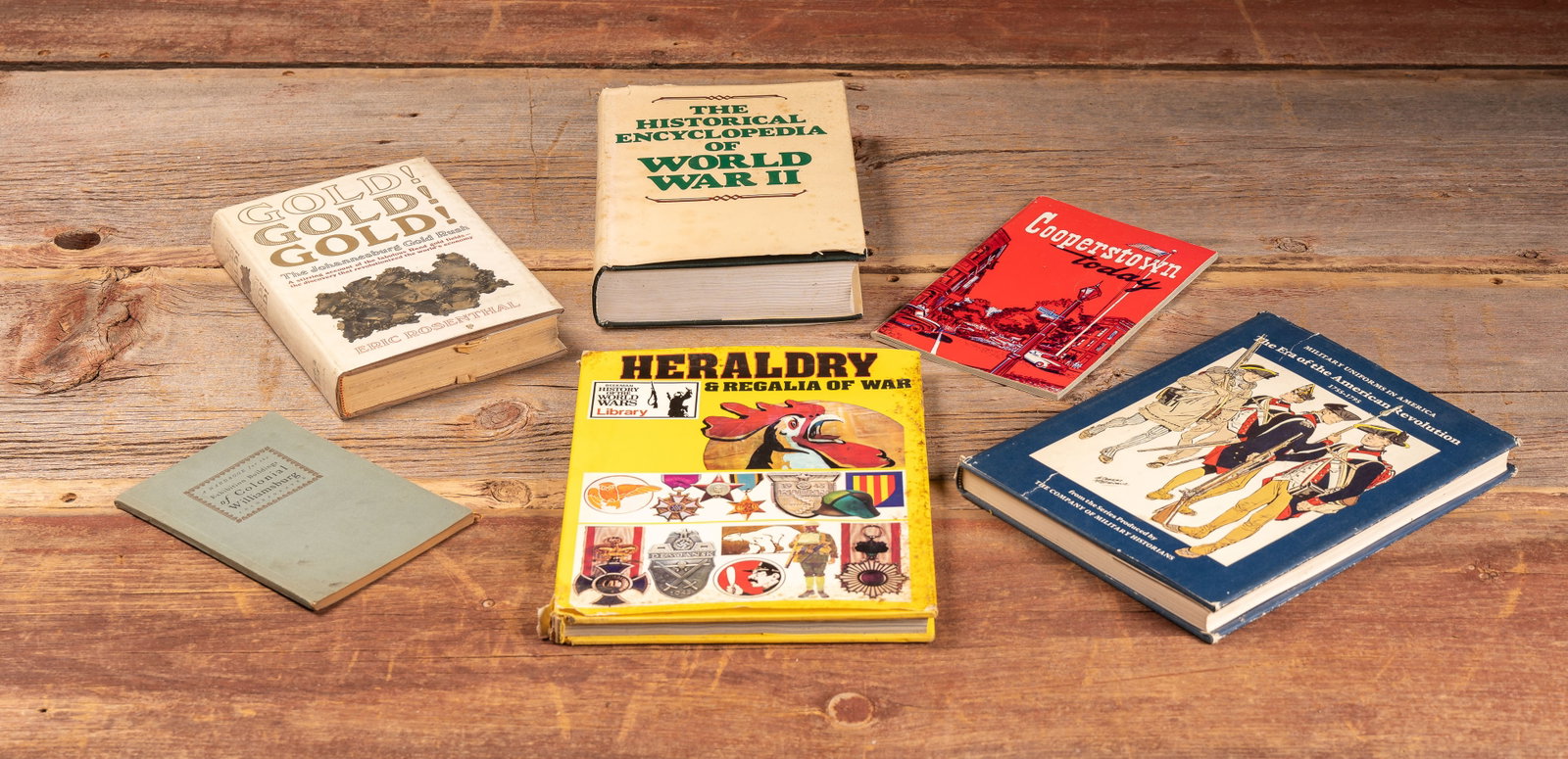 Lot of 6 Vintage Military and History Books: **NOTE: Any shipping quotes provided on this screen or on your Live Auctioneers invoice are provided by Live Auctioneers. In-house shipping is available on all lots. For in-house shipping quotes, plea