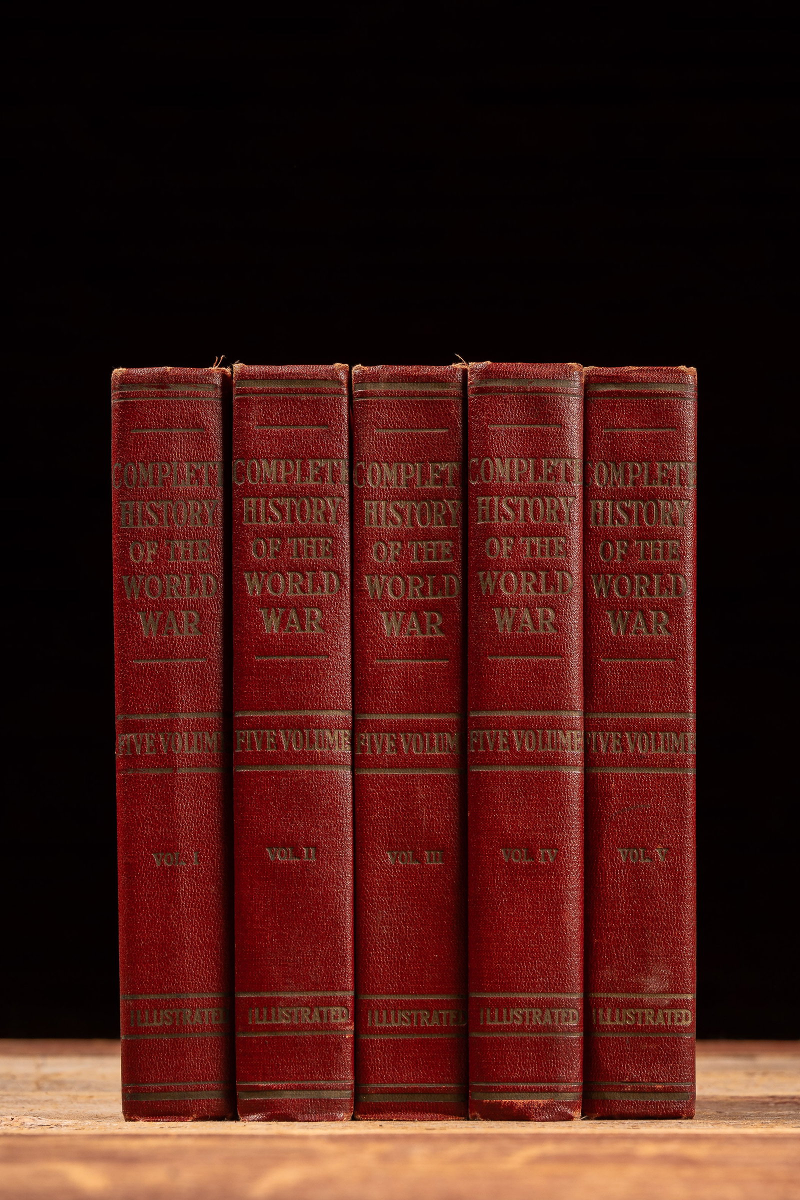 A Complete History of The World War - 5 Vol Set: **NOTE: Any shipping quotes provided on this screen or on your Live Auctioneers invoice are provided by Live Auctioneers. In-house shipping is available on all lots. For in-house shipping quotes, plea