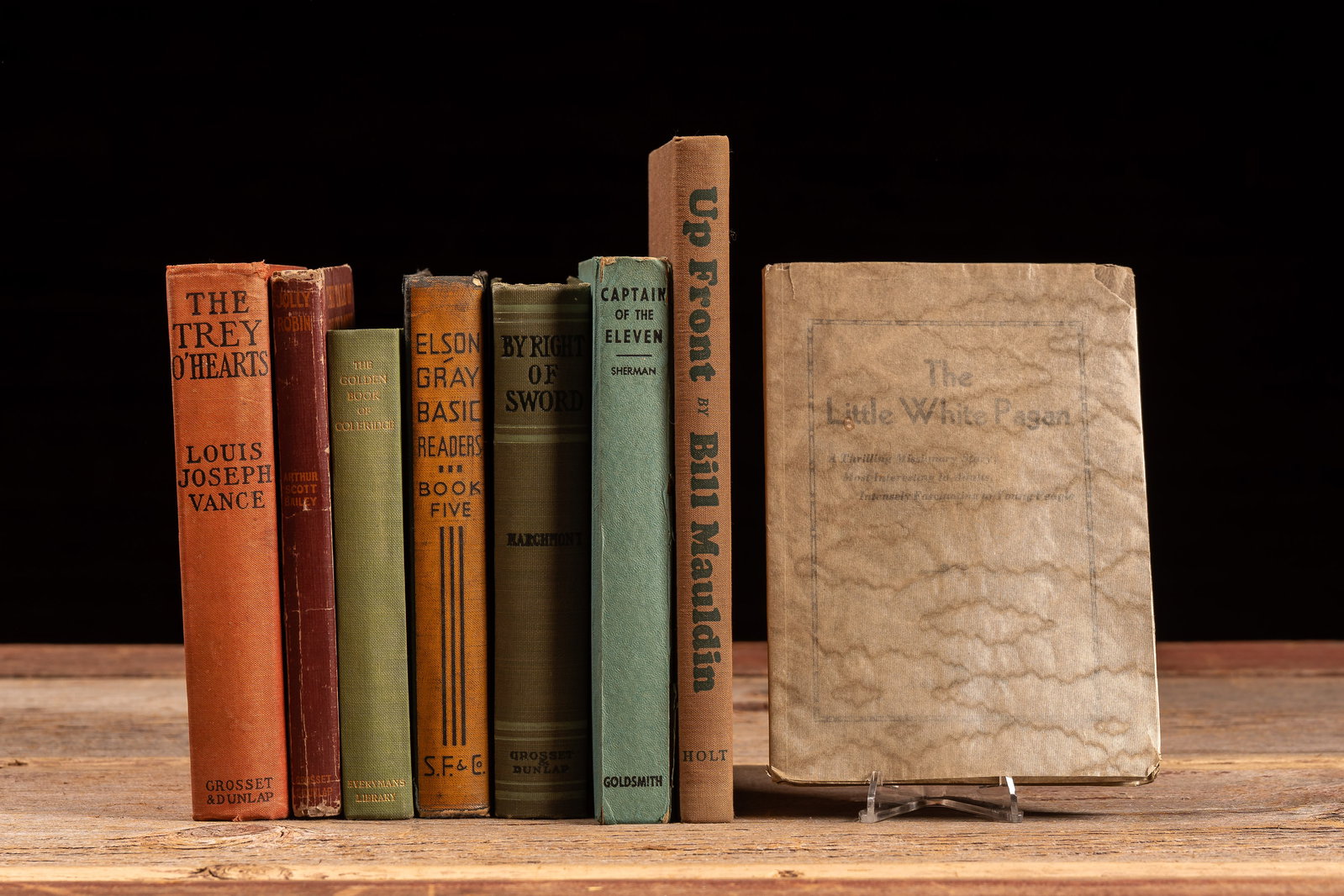 Lot of 8 Antique Juvenile and Adventure Books: **NOTE: Any shipping quotes provided on this screen or on your Live Auctioneers invoice are provided by Live Auctioneers. In-house shipping is available on all lots. For in-house shipping quotes, plea
