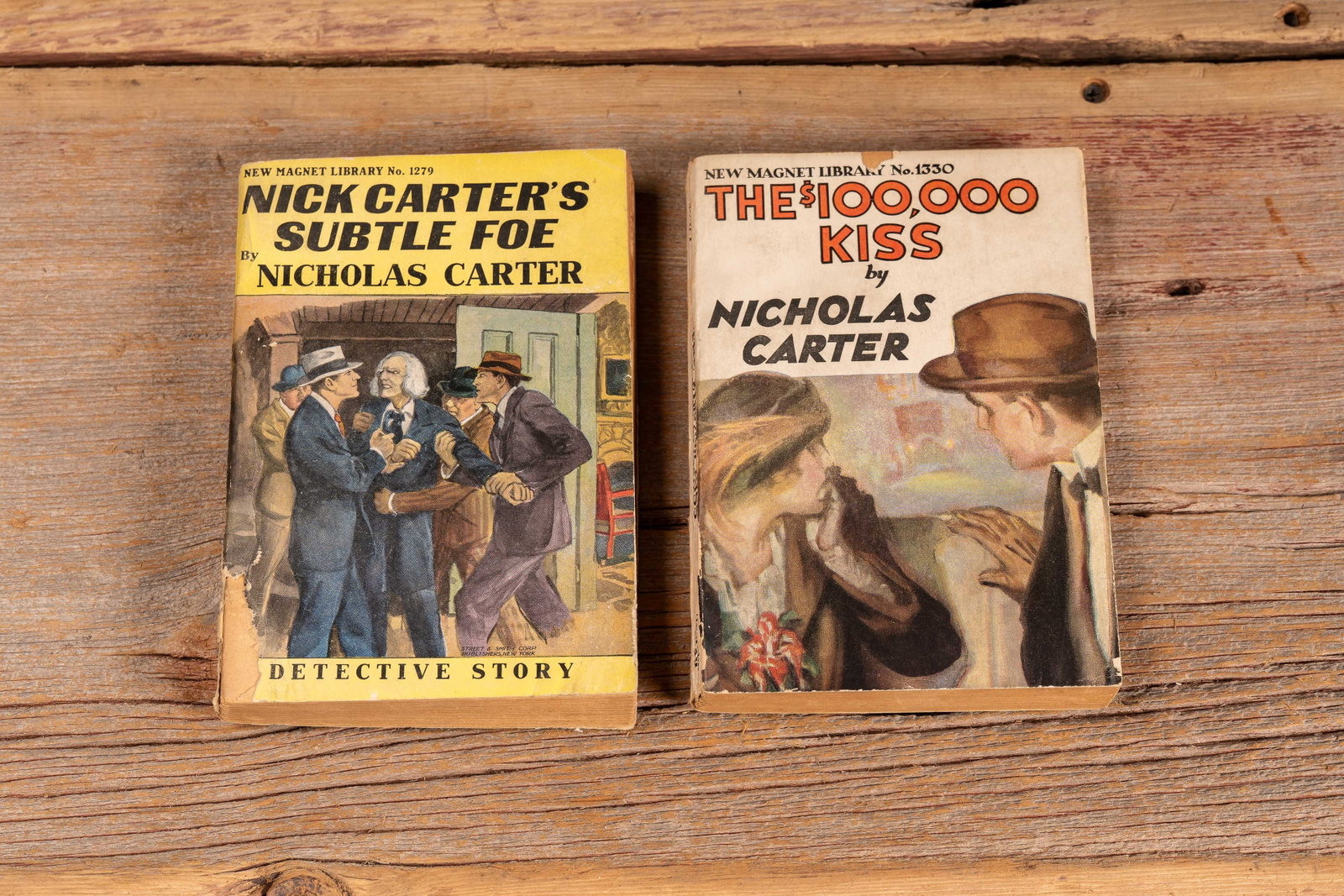 Pair of 1920s Nick Carter Detective Pulp Novels (1 of 9)