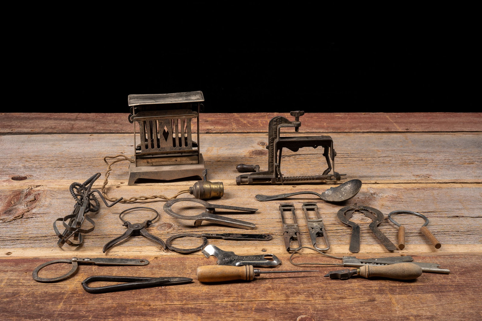 Lot of Antique Kitchen and Household Tools (1 of 14)