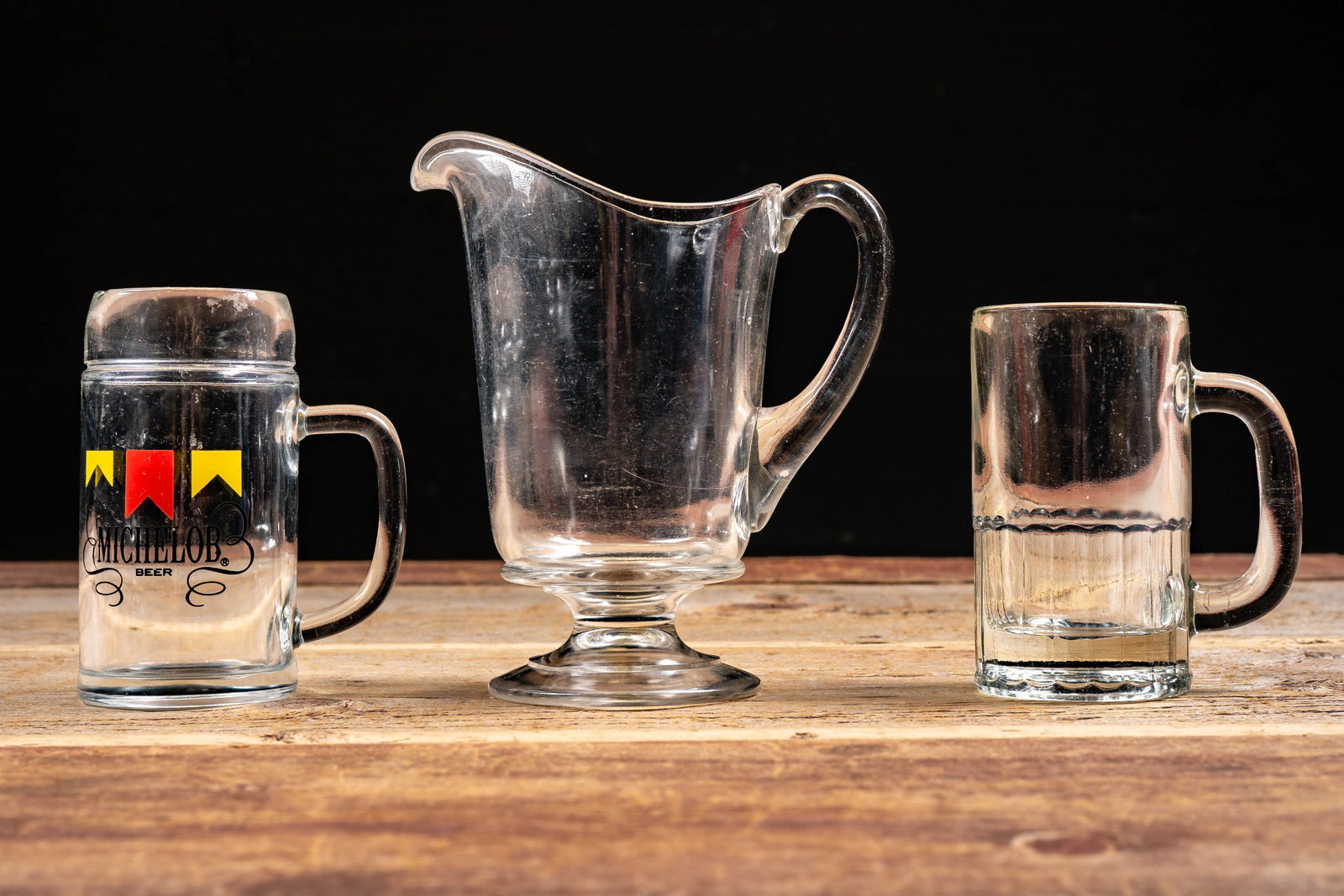 Assorted Glass Barware and Pitcher c. 1950s -1980s (1 of 7)
