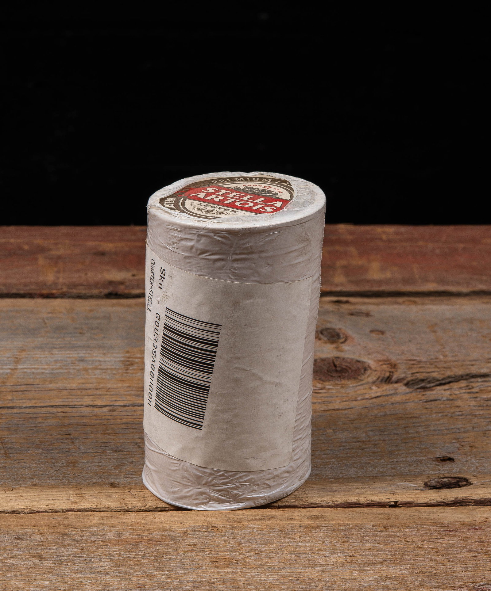 Stella Artois Beer Coaster Roll: **NOTE: Any shipping quotes provided on this screen or on your Live Auctioneers invoice are provided by Live Auctioneers. In-house shipping is available on all lots. For in-house shipping quotes,