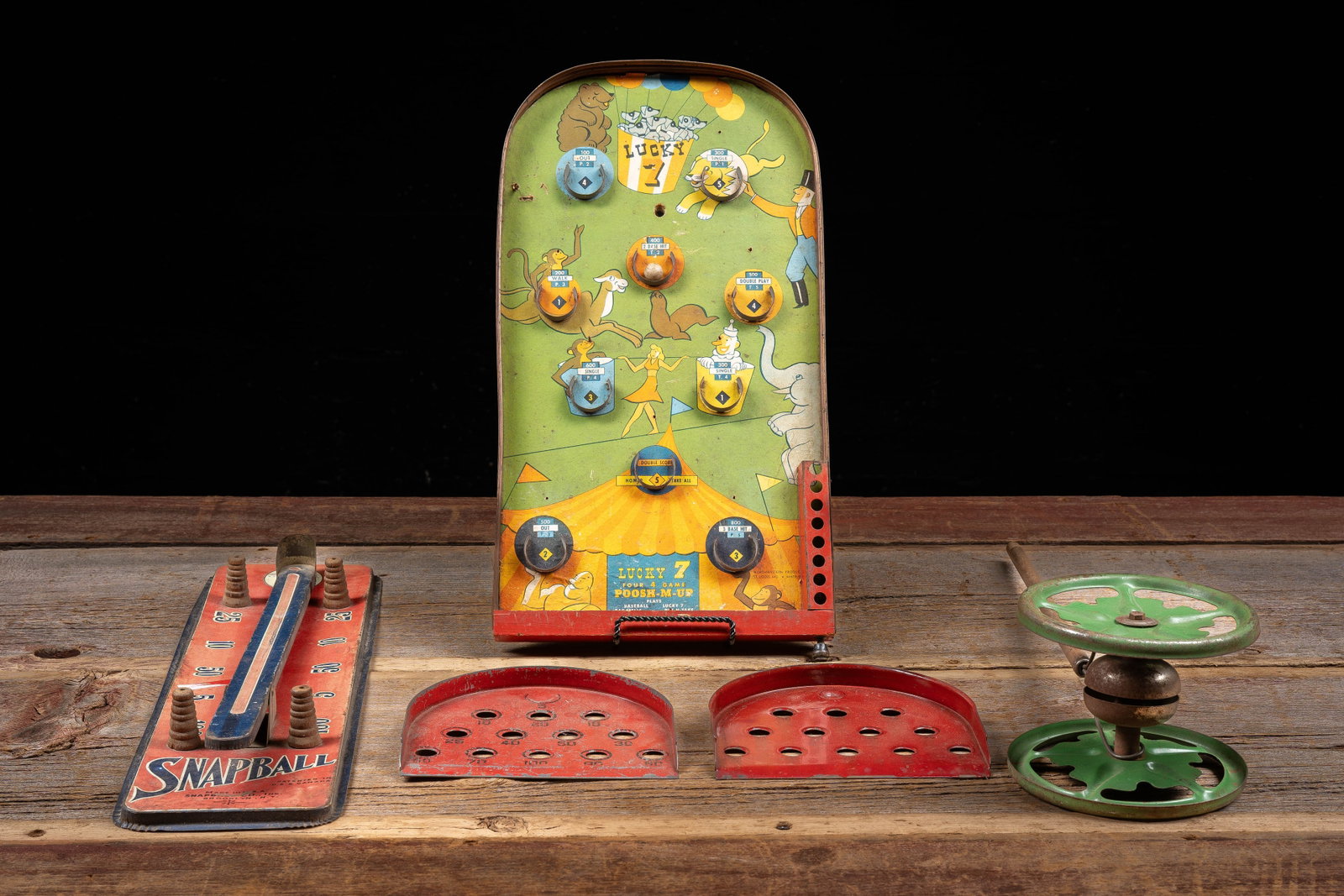 Lucky 7 Pinball and Snapball Game Lot (1 of 6)