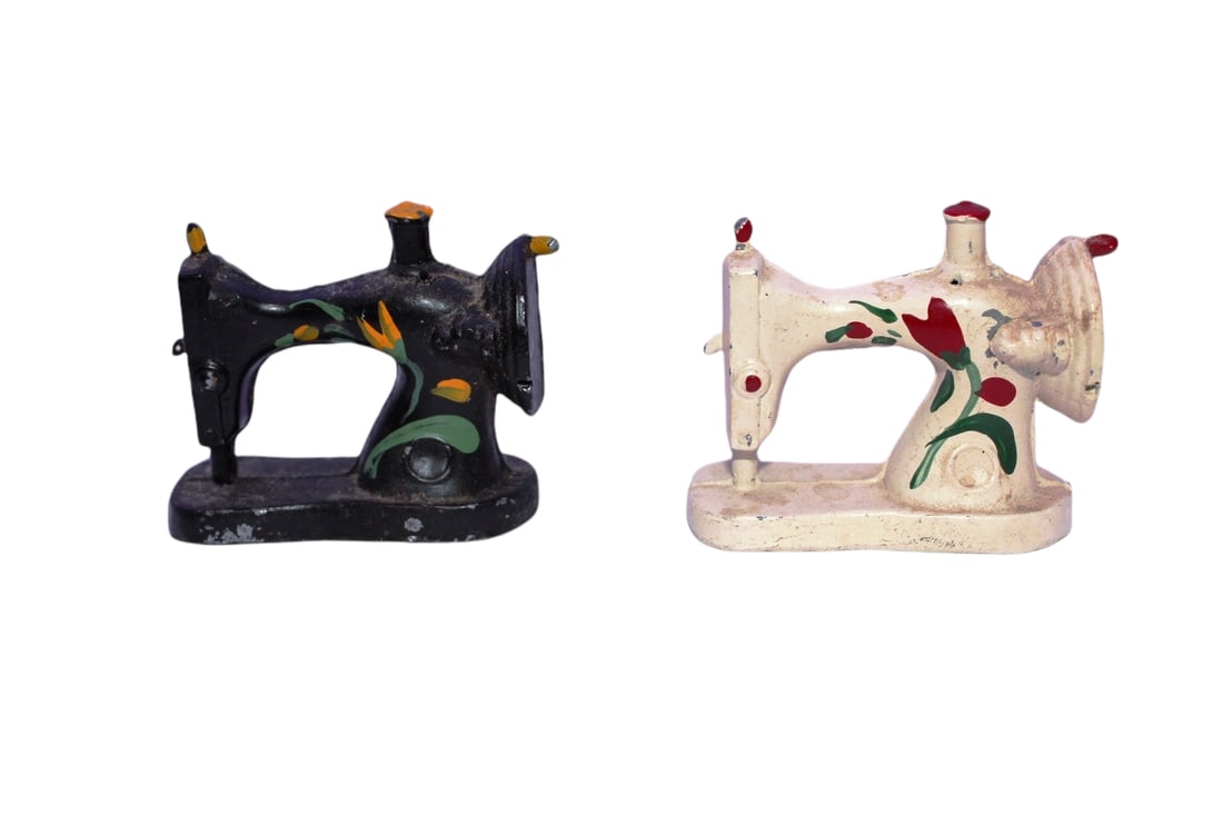 A Pair of Cast Iron Salt and Pepper Shakers (1 of 6)