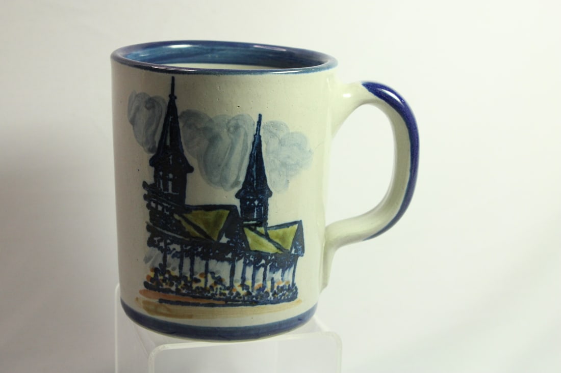 Vintage Louisville Stoneware Mug: personalized: Mike - 4" tall