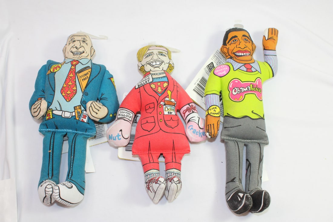 Lot of Three Political Cat Toys (1 of 15)
