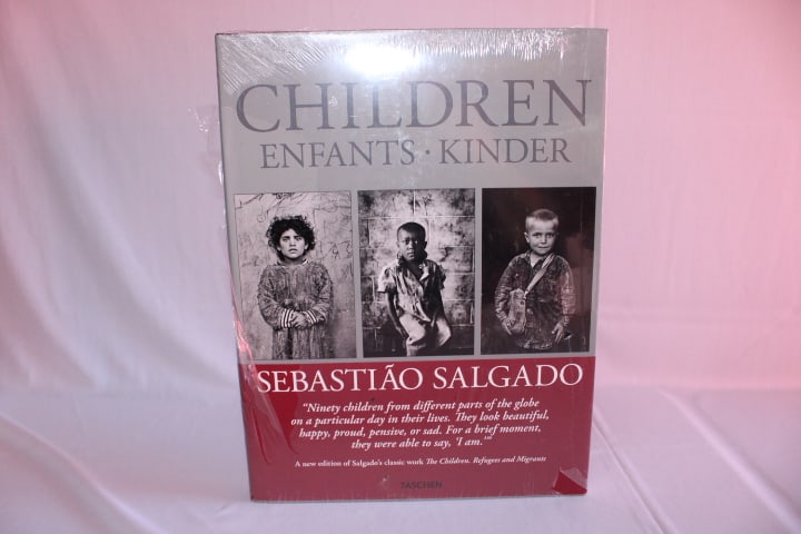 Hardcover Book: Children-Enfants-Kinder: by Sebastiao Salgado - with dust jacket -large book - new