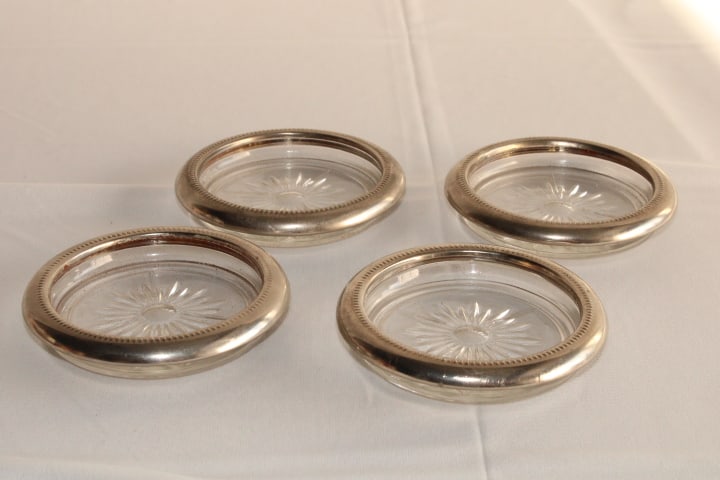 Set of 4 Glass Coasters (1 of 8)