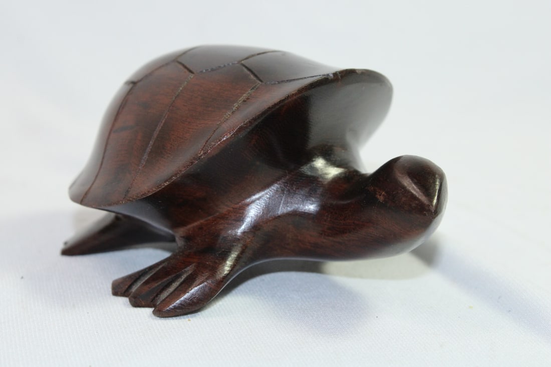 Carved Mexican Turtle Figurine (1 of 11)