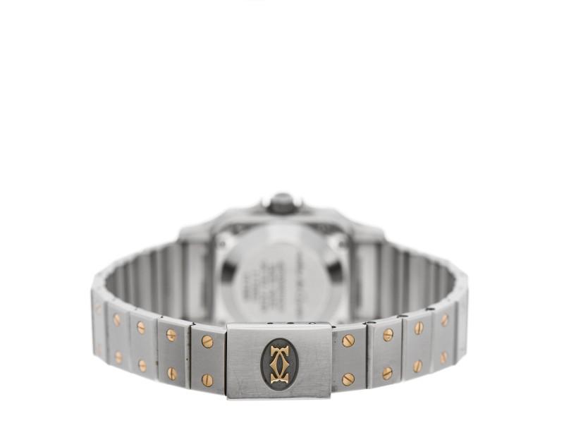 Cartier Santos Galbee Stainless Steel 18K Gold Automatic Ladies Watch (1 of 3)