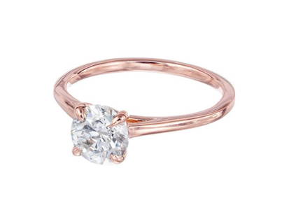 Peter Suchy GIA Certified 1.12 Carat Diamond Rose Gold Solitaire Engagement Ring: Peter Suchy GIA Certified 1.12 Carat Diamond Rose Gold Solitaire Engagement Ring **** SKU No: 382-351-7357-01C9A **** Brand: Peter Suchy **** Condition: Pre-Owned **** Metal: rose gold **** Stone: dia
