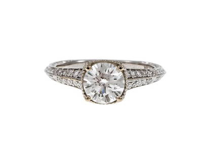 Peter Suchy 18k White Gold 1.10ct Ideal Cut Diamond Solitaire Engagement Ring Size 6.5: Peter Suchy 18k White Gold 1.10ct Ideal Cut Diamond Solitaire Engagement Ring Size 6.5 **** SKU No: 382-999-6086-01C9A **** Brand: Peter Suchy **** Condition: Pre-Owned **** Metal: White Gold **** Sto