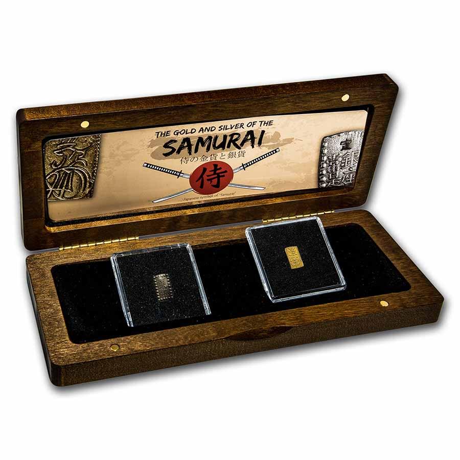 Japan Gold & Silver Money of the Samurai 2-Coin Presentation Set (1 of 7)