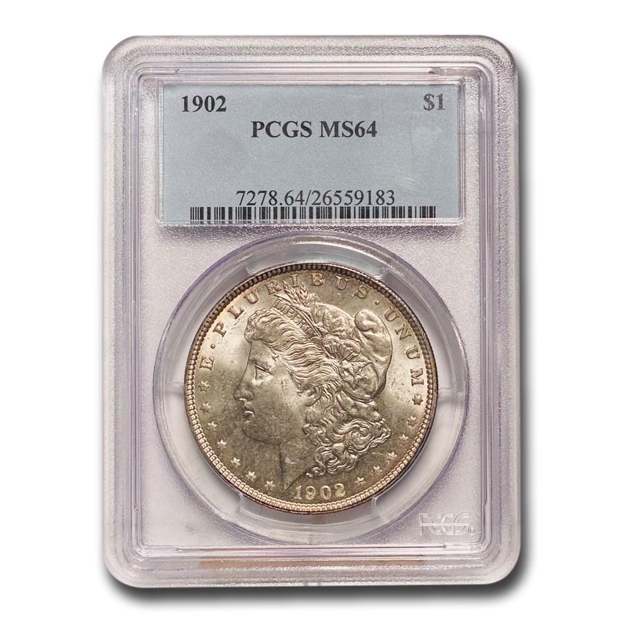 1902 Morgan Dollar MS-64 PCGS (1 of 3)