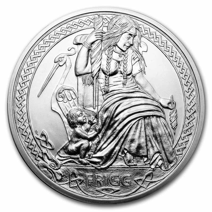 2021 Niue Silver Universal Goddess: Frigg (1 of 7)