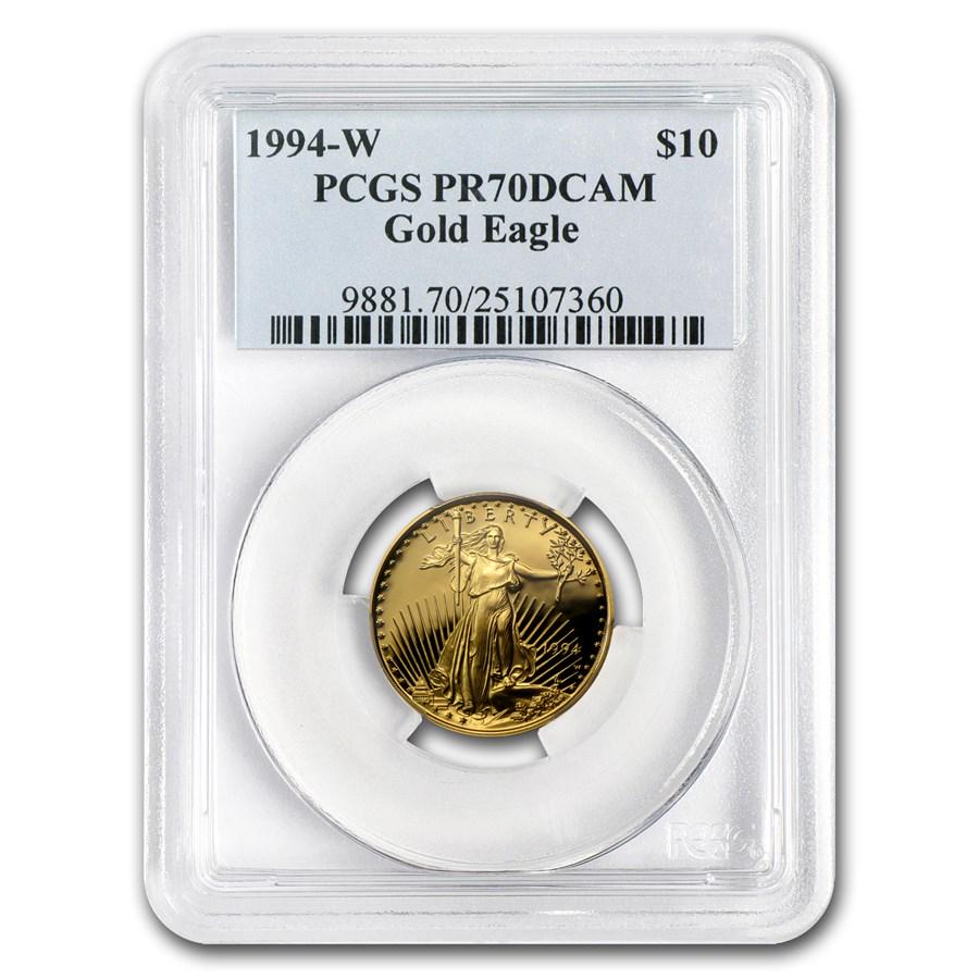 1994-W 1/4 oz Proof American Gold Eagle PR-70 PCGS (1 of 3)