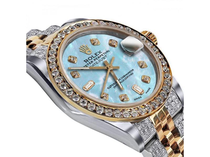 Rolex Diamond Datejust 31mm Womens Watch (1 of 6)