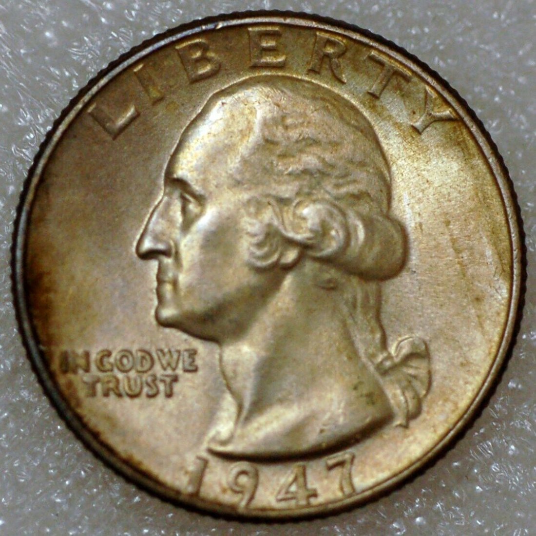 1947 D Washington Quarters Silver Composition (1 of 2)