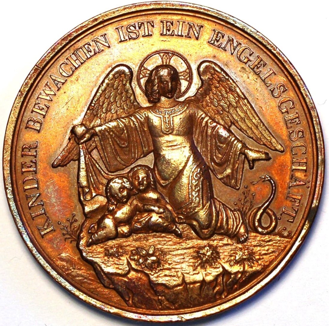 German Medal Kinder Bewachen Ist Ein EnglesGeschaet Christoph von Schmid (1 of 2)
