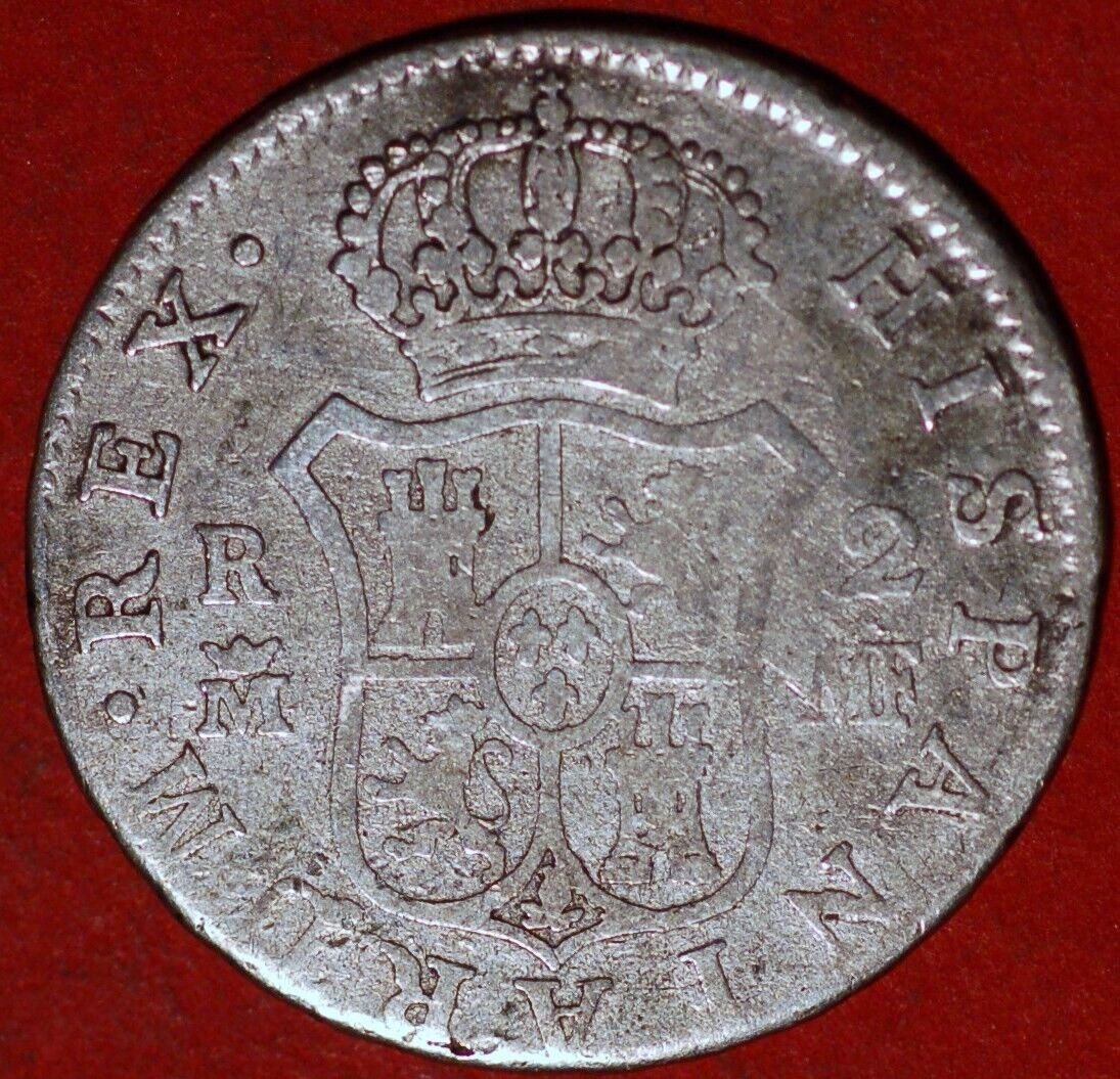 Spain 2 Reales 1796 MF Charles IV KM# 430.1 (1 of 2)