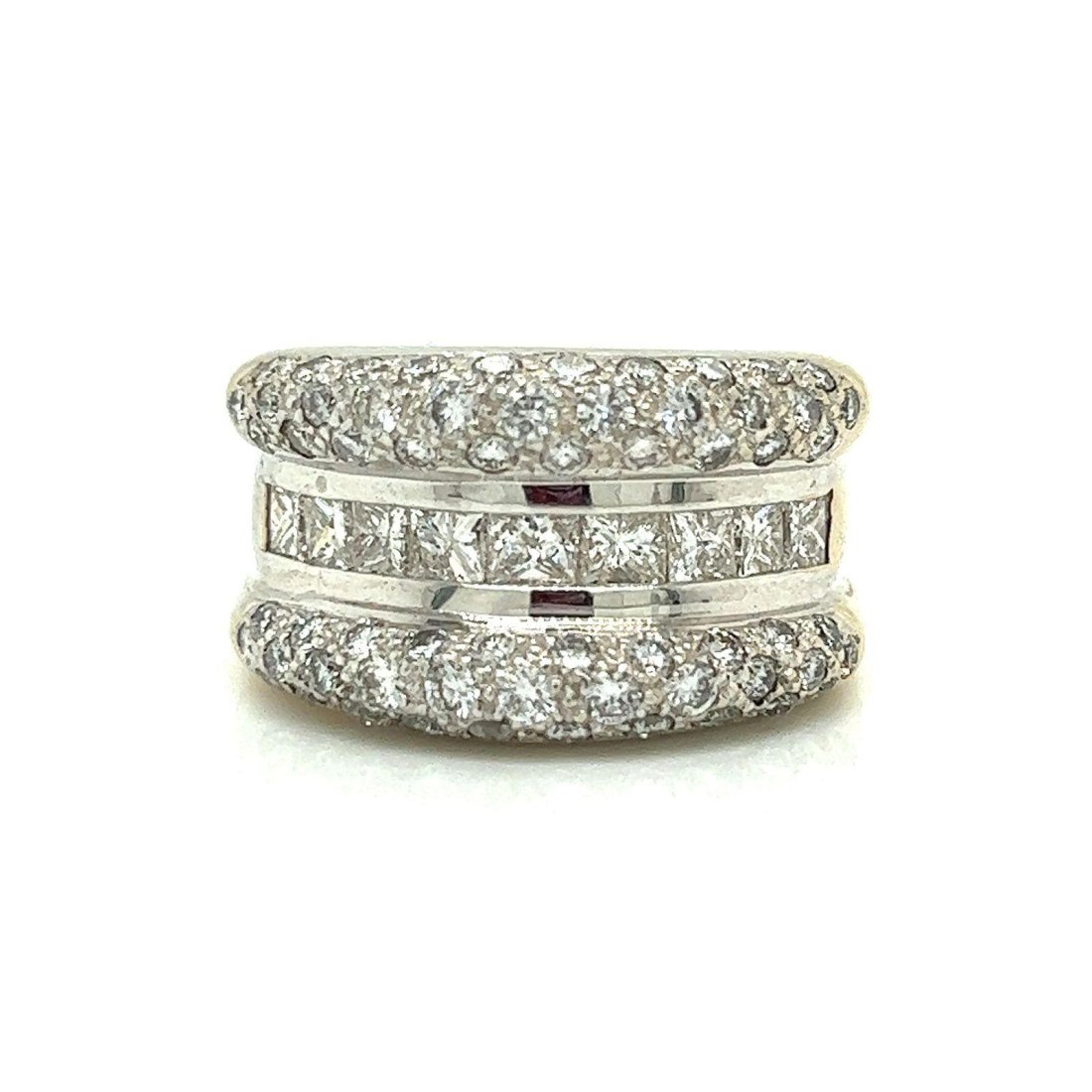 18k Diamond 3 Row Ring (1 of 1)