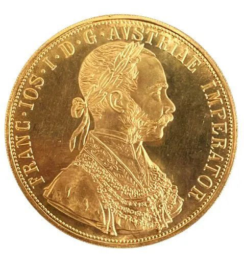 1915 Gold Ducat Sword Coin (1 of 3)