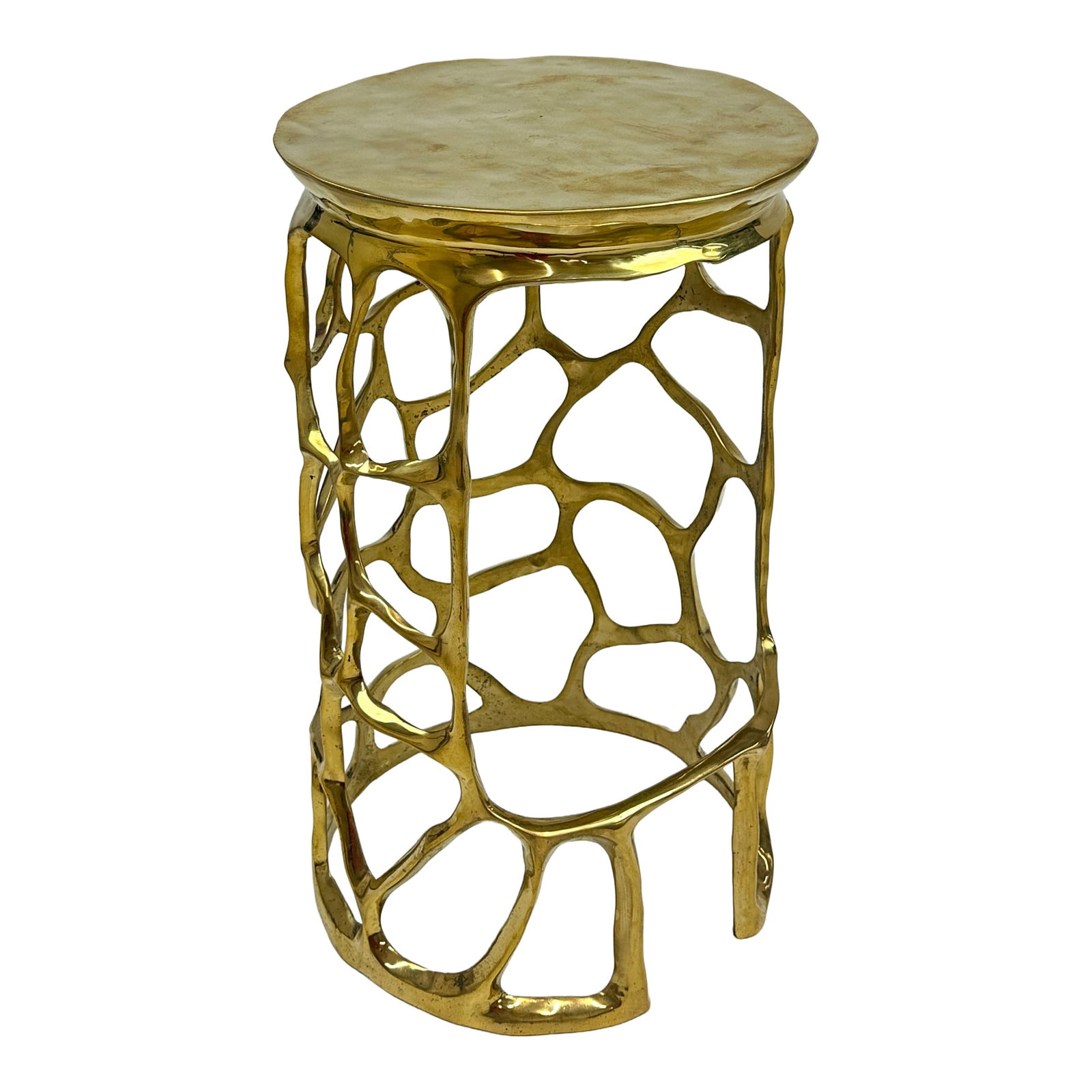 Peru Brass Stool - 3